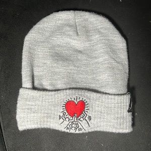 Mens Keith Haring Beanie/Skull-cap